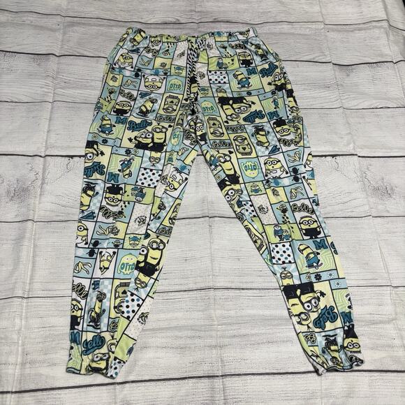 Disney Mickey & Friends Minions Womens Size Large Pajama Lounge Pants Sleepwear - Picture 10 of 16